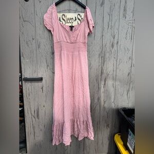 Forever 21 Light Pink Maxi Dress